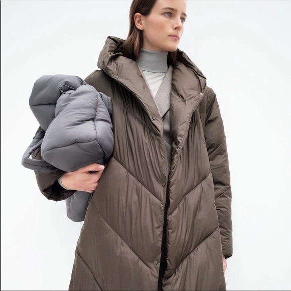 Zara water repellent puffer coat - Picture 6 of 9